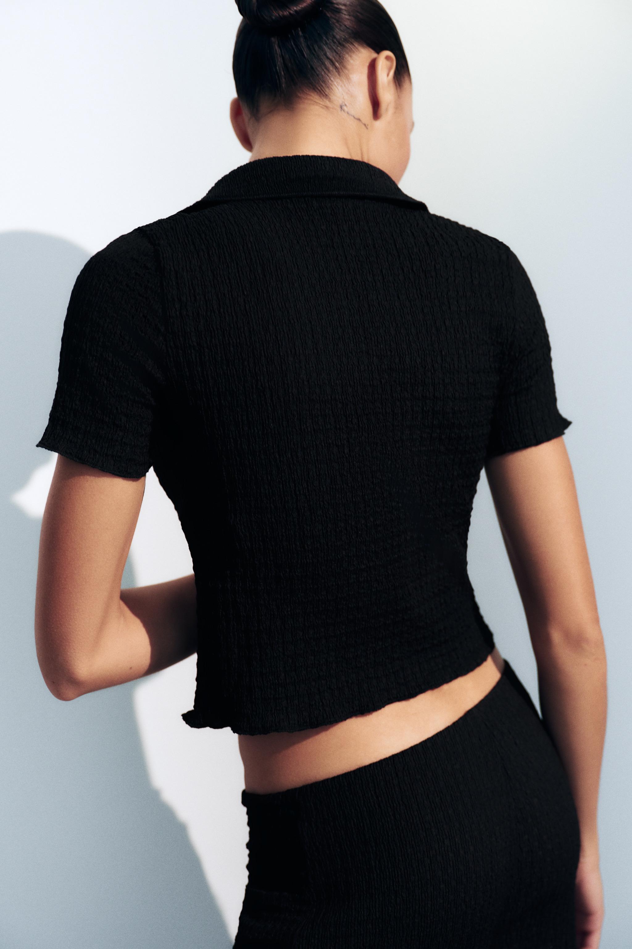 CROPPED TEXTURED JACKET